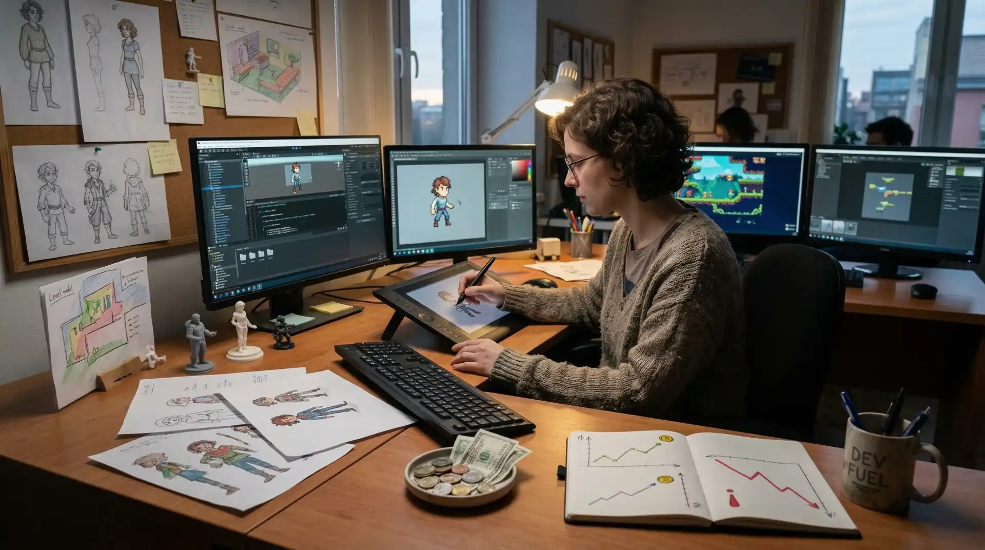 ¿Cuánto gana un desarrollador de videojuegos indie? La verdad que nadie te cuenta