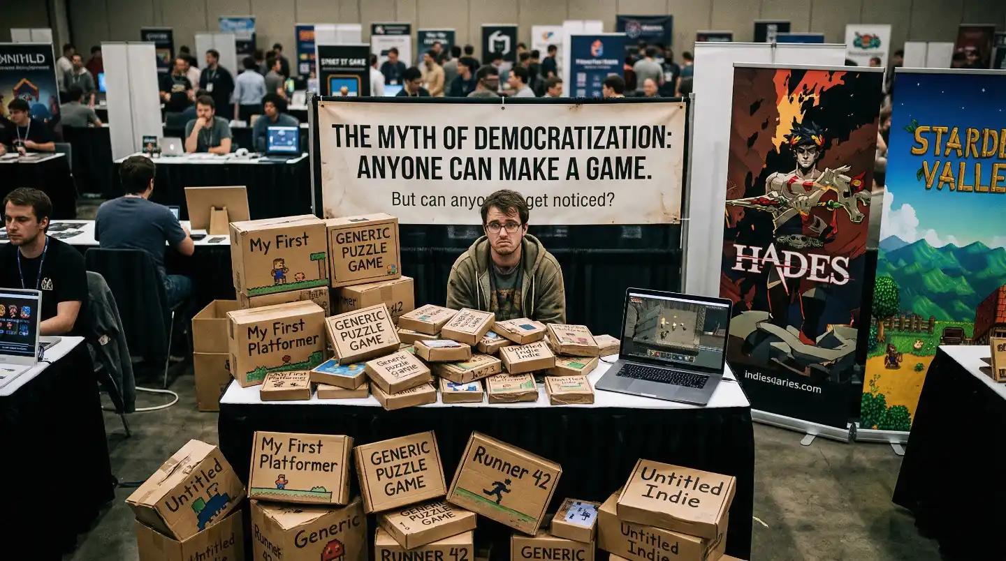 El mito de la democratización: cuando «cualquiera puede hacer un juego» no es tan buena noticia como parece