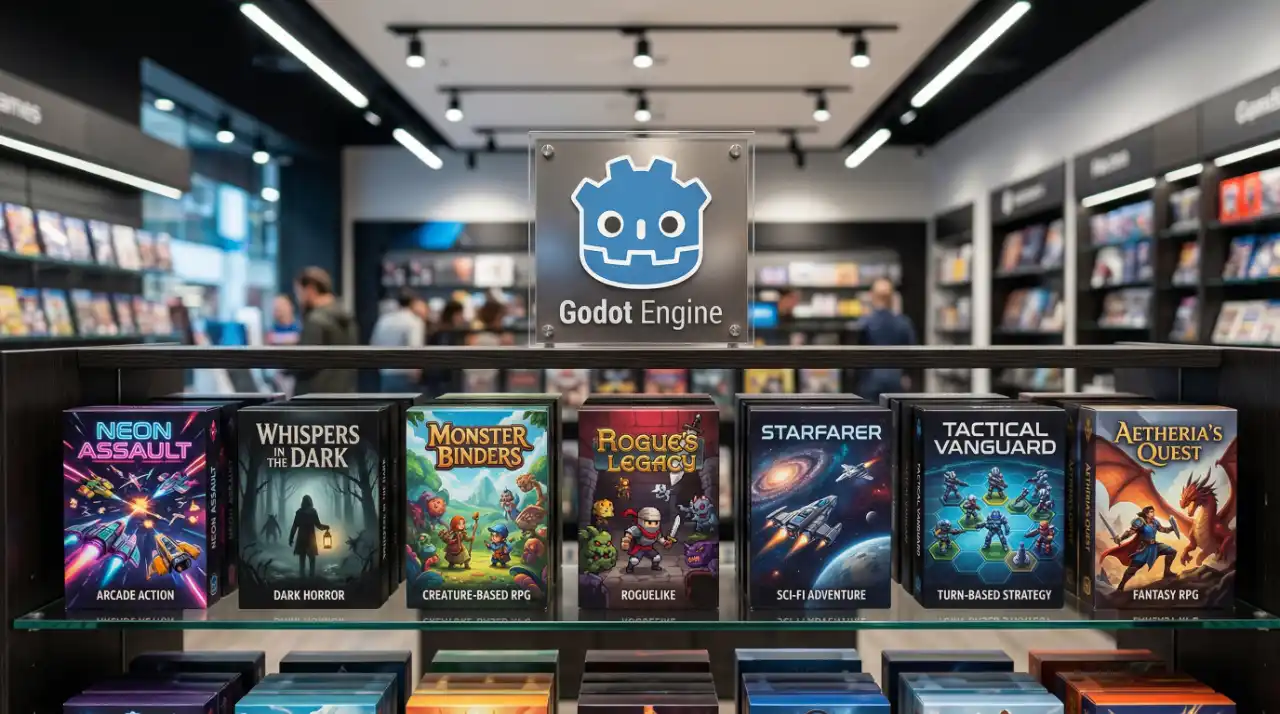Juegos exitosos hechos con Godot Engine en 2026: ventas, ingresos y el fin de un estigma